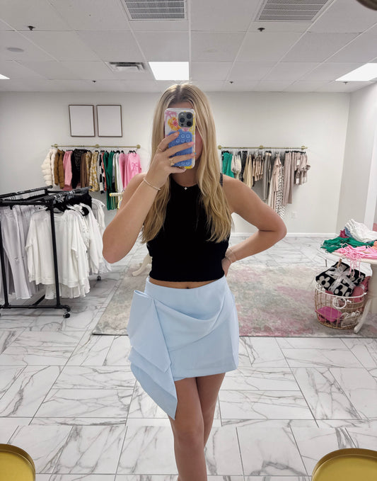 Baby Blue Skort