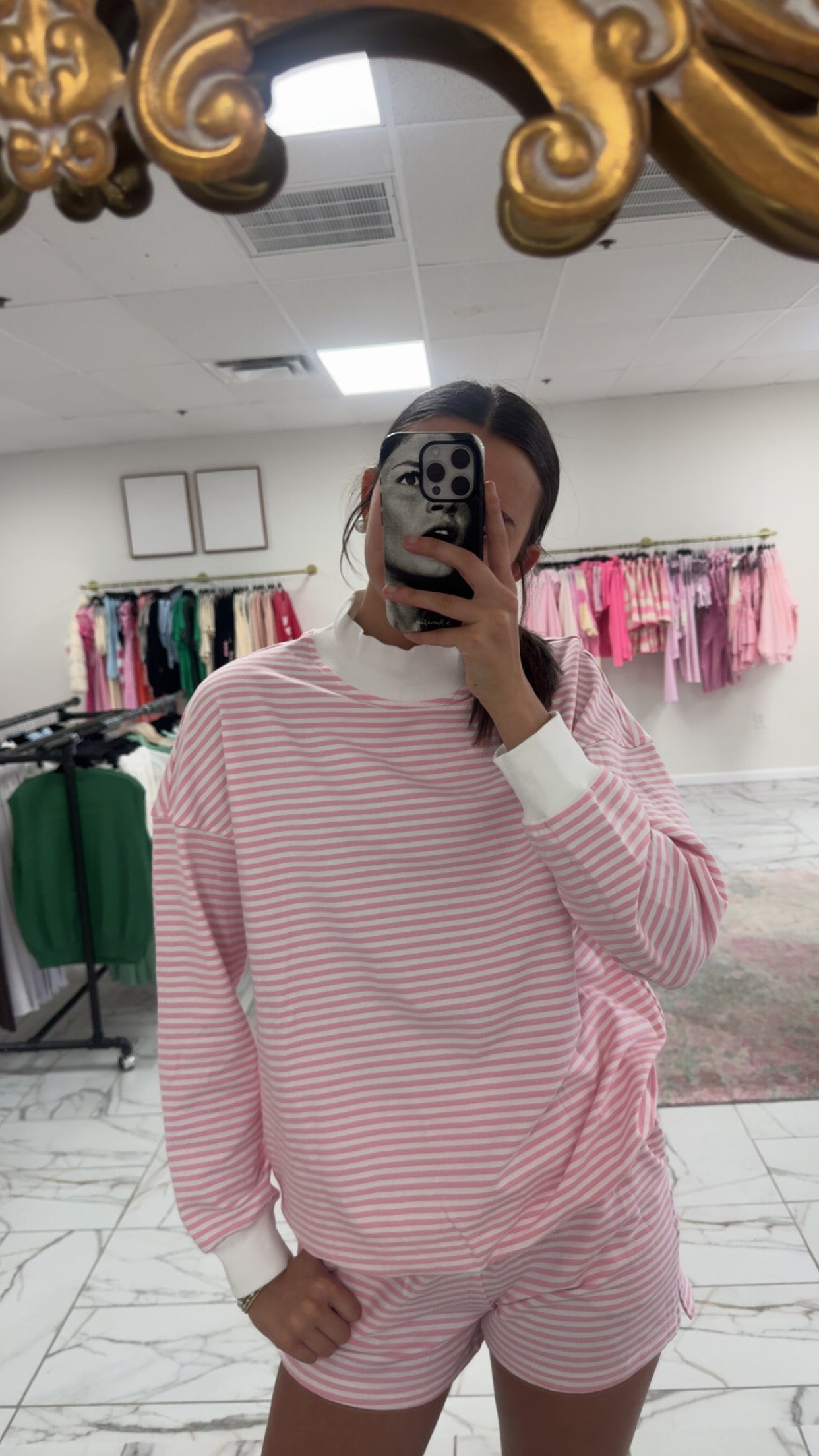 Pink Stripe Set