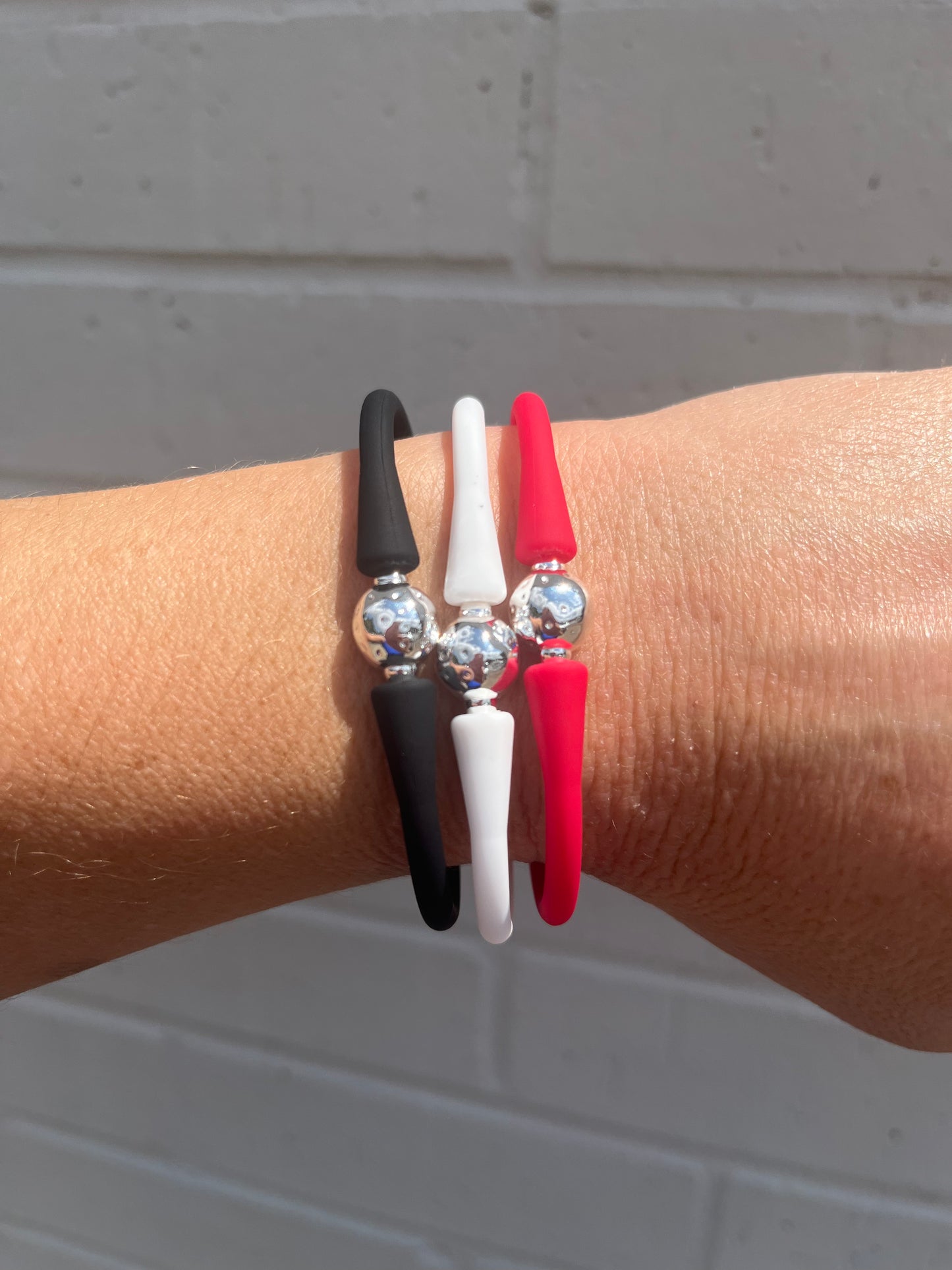 Gresham Silver Bead Bracelet