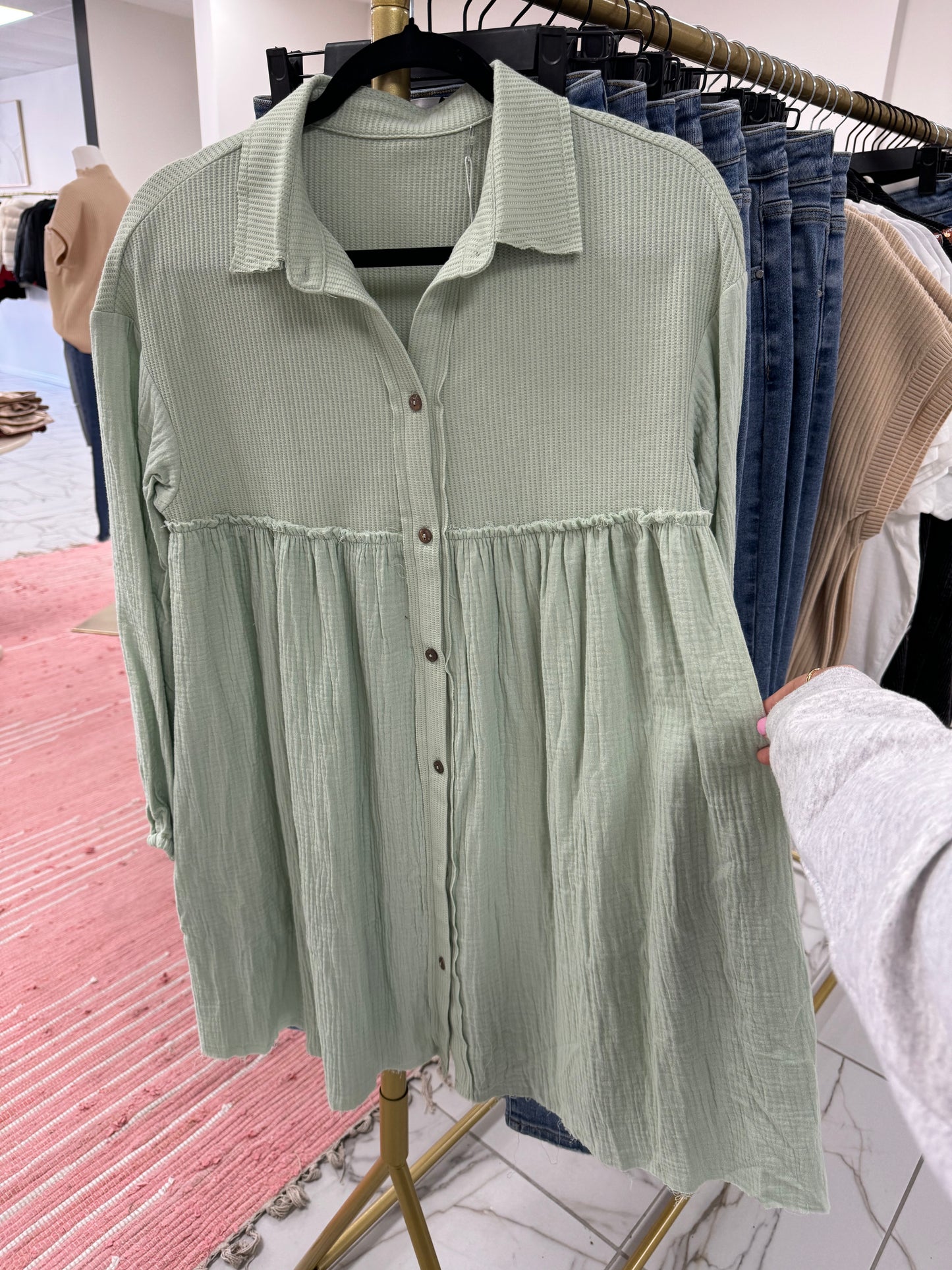Puff Sleeve Dress