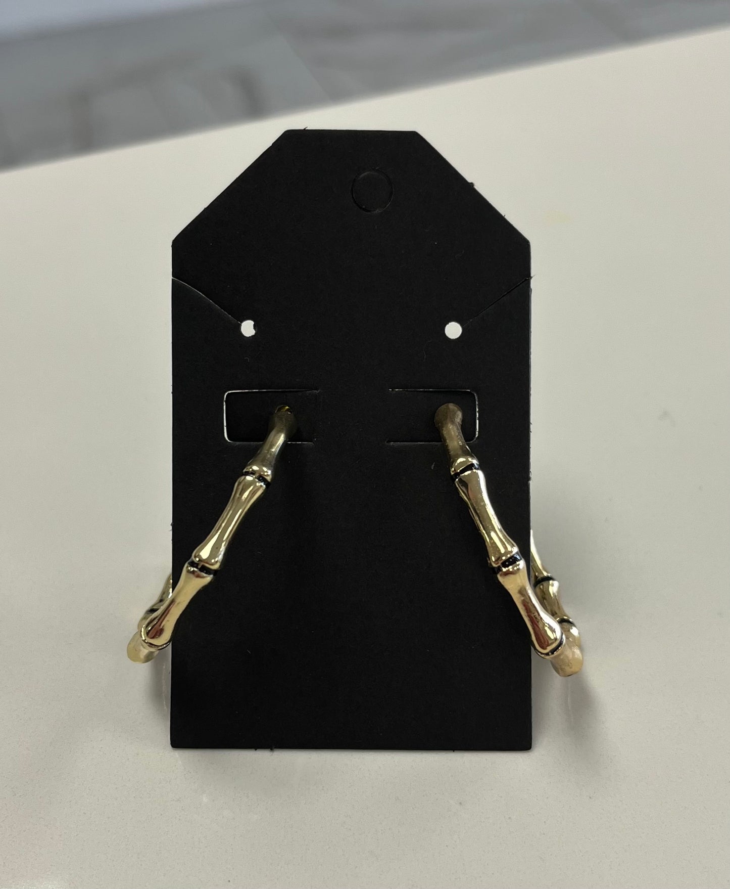 Bamboo Hoop Earrings