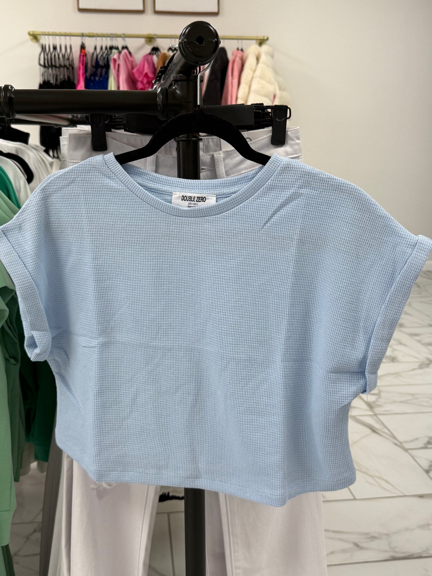 Ice Blue Top