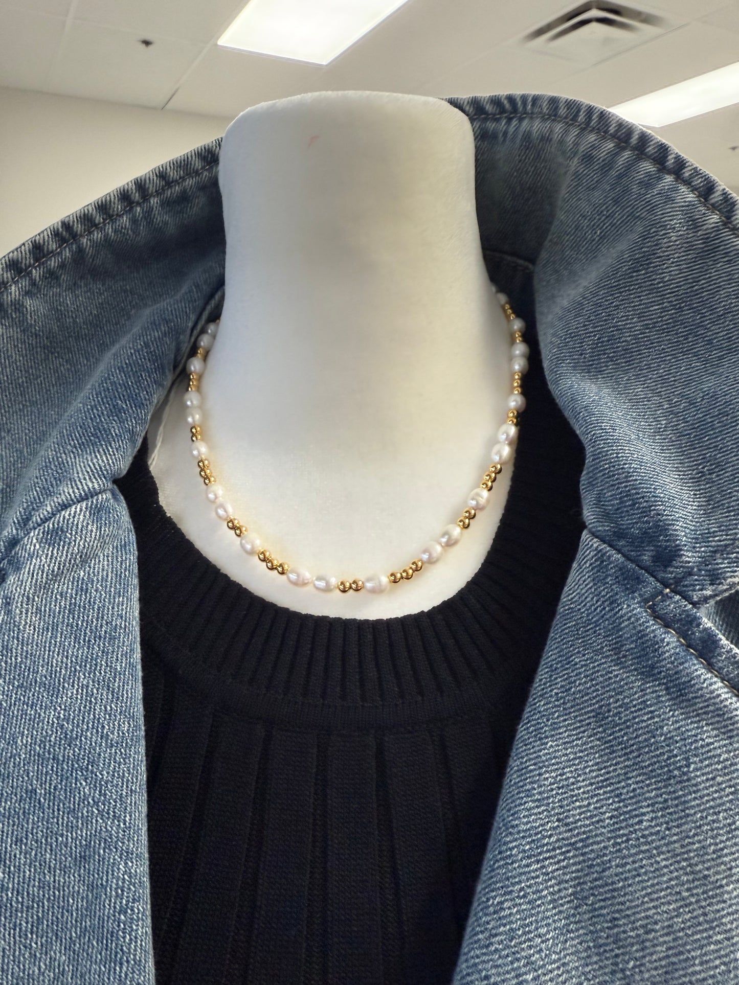 Pearl Beaded Necklace