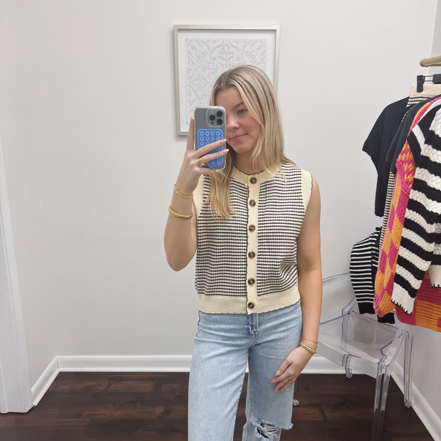 Striped Sweater Top