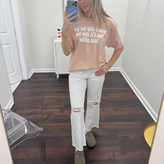 Insane Gene White Straight Leg