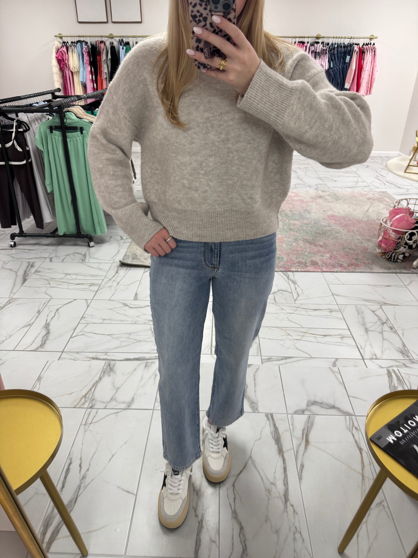 Judy Blue High Waist Ankle Straight Jeans