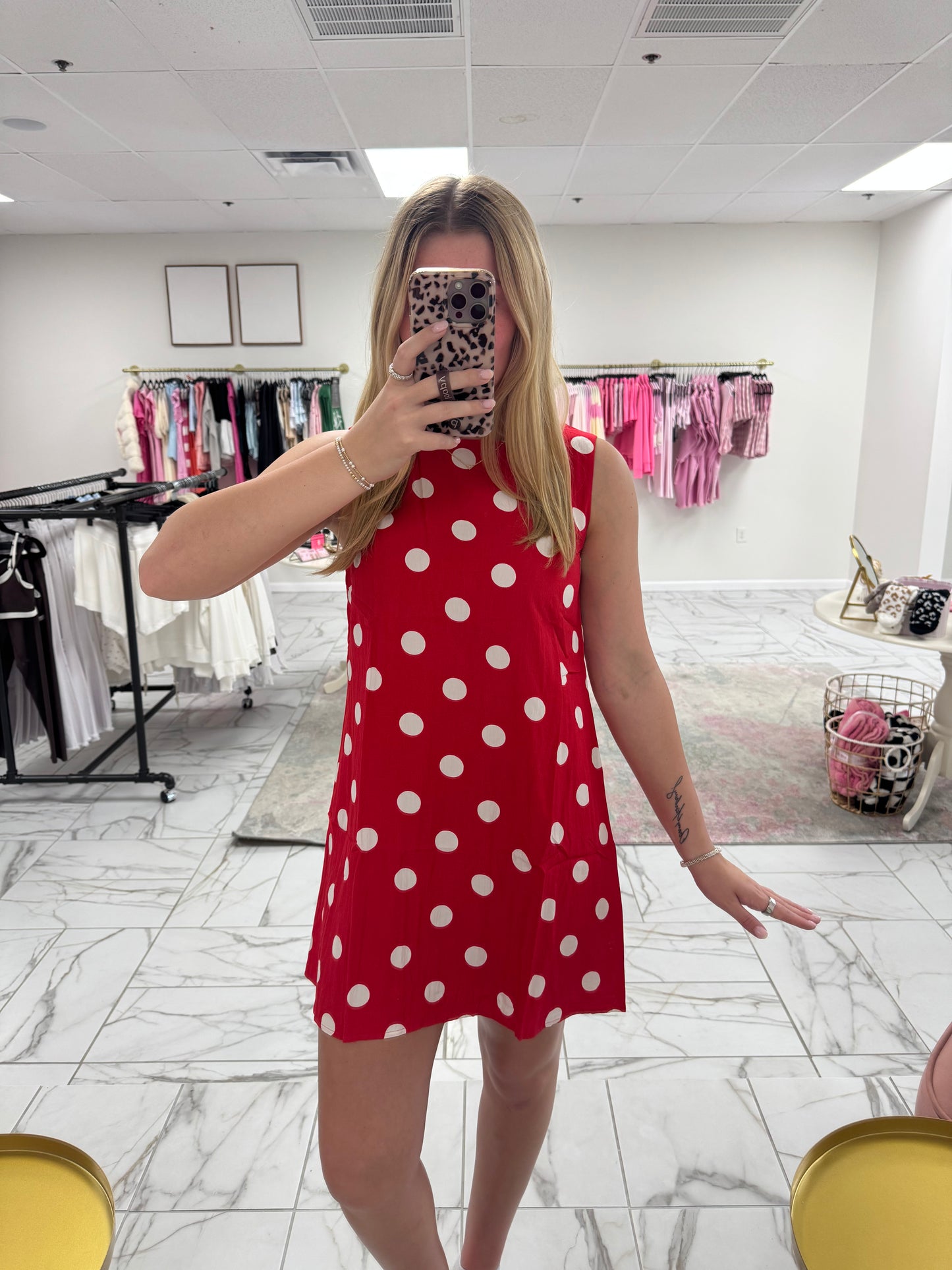 Red Polka Dot Dress