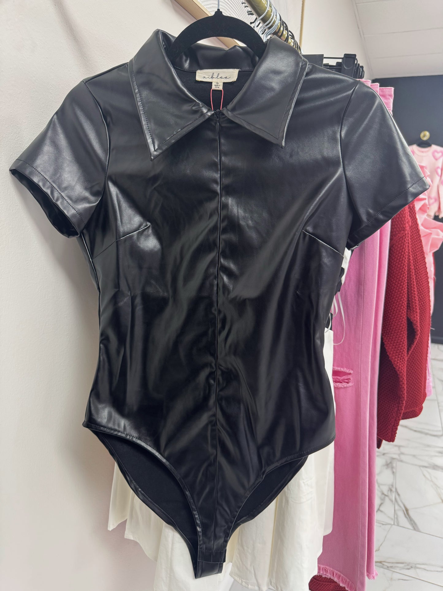 Leather Bodysuit