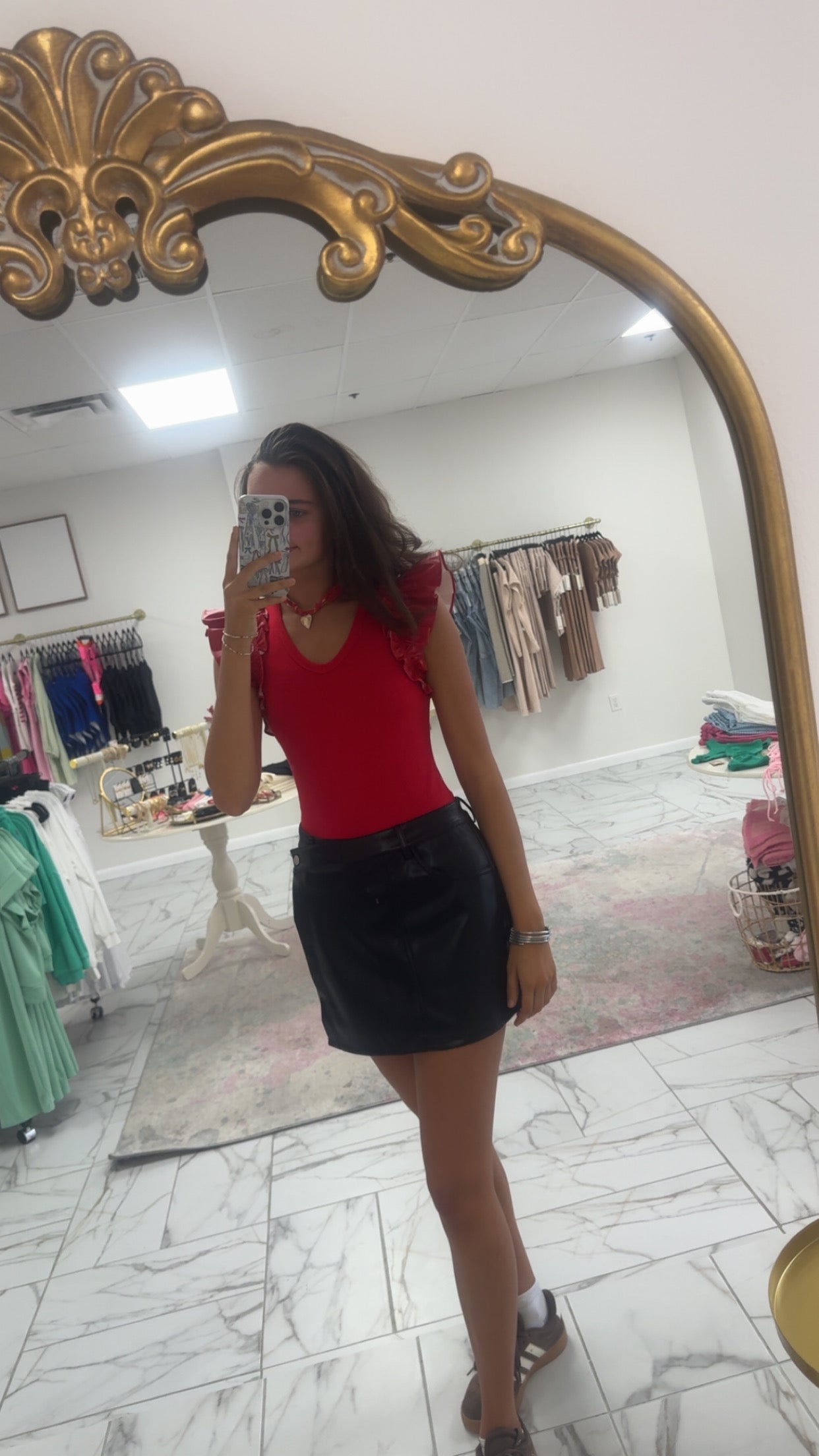 Red Bodysuit