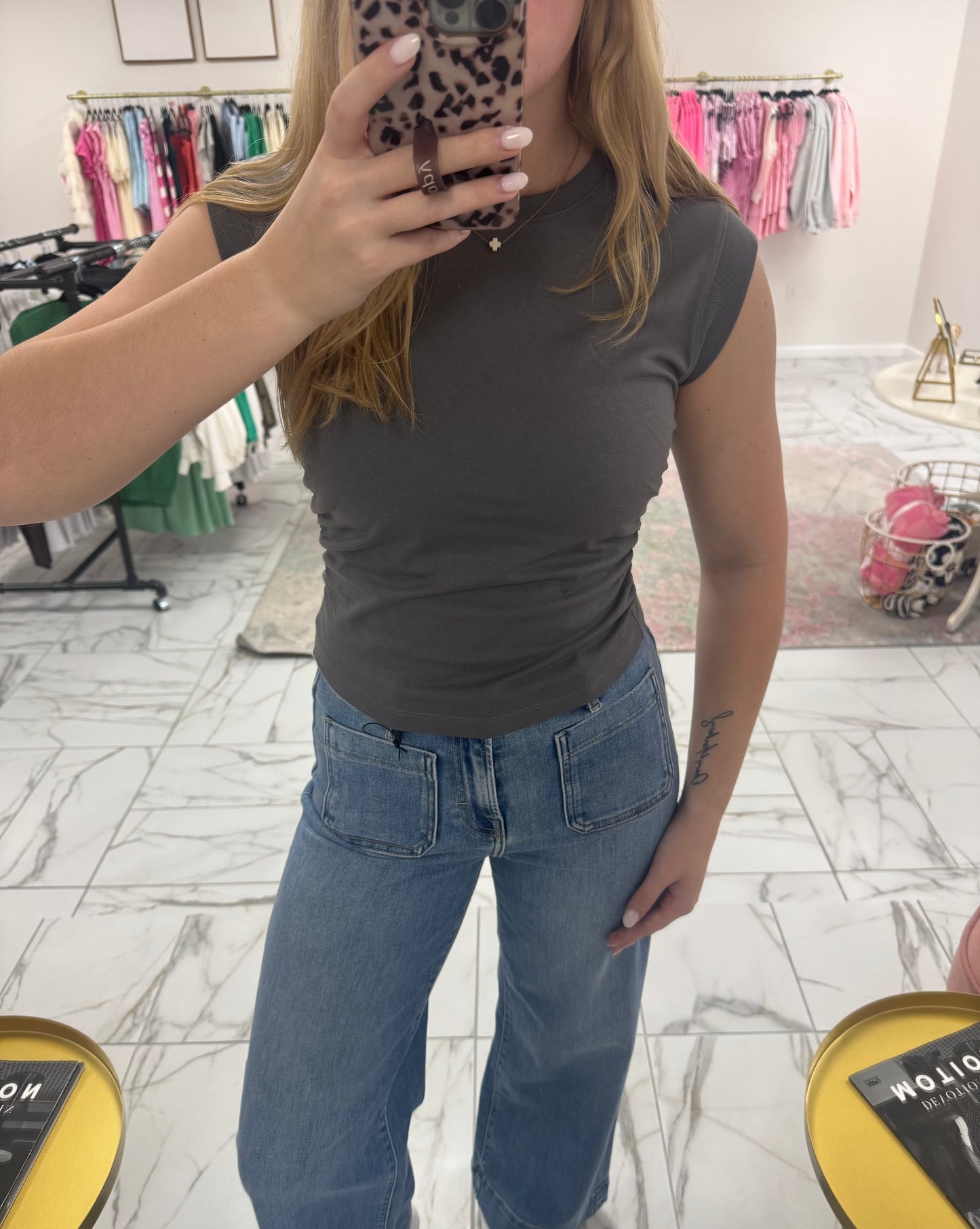 Sleeveless Knit Top
