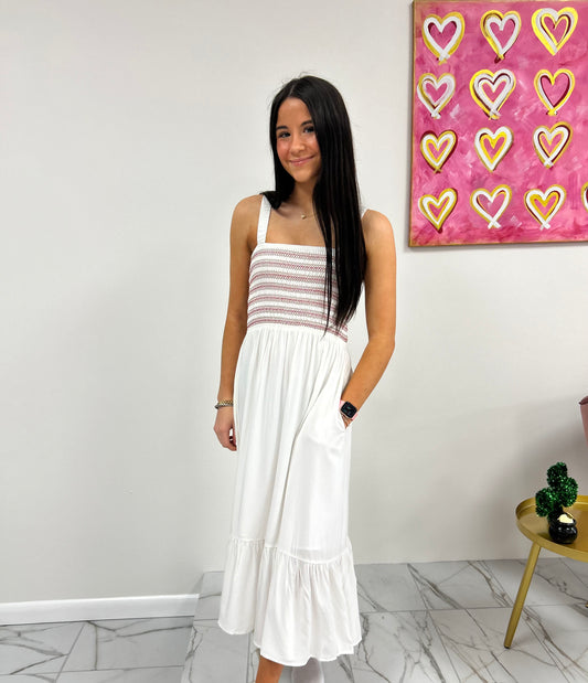 Ivory Midi Dress