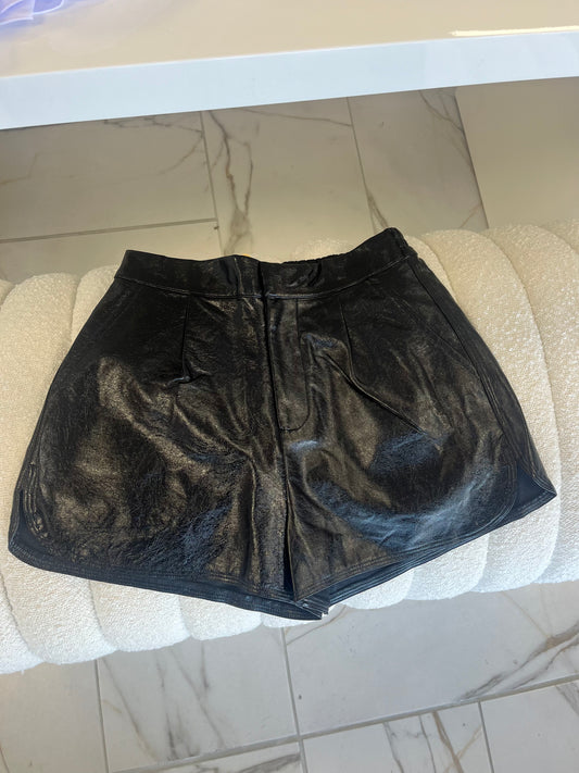 Pleather Shorts