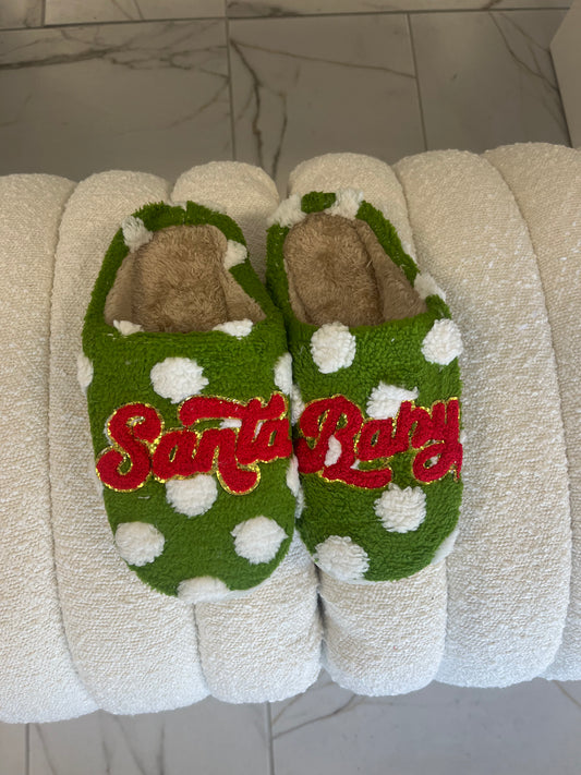 Santa Baby House Shoes