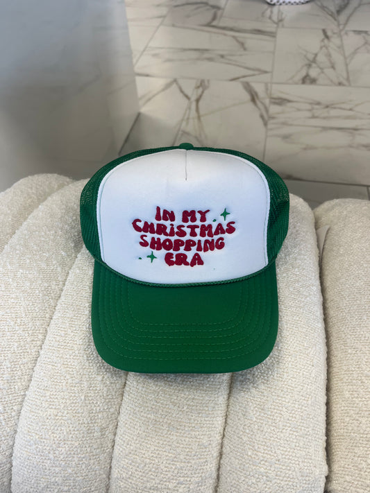 "In My Christmas Shopping Era" Trucker Hat