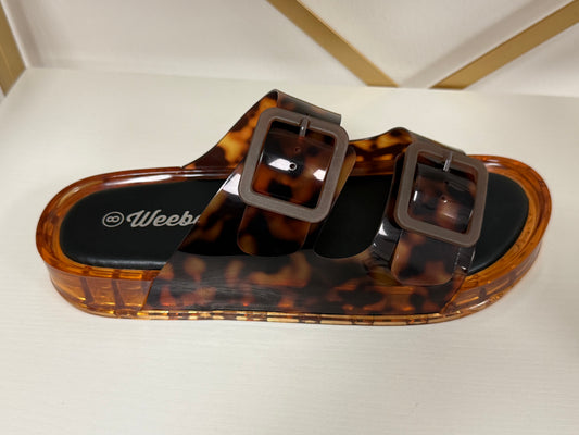 Tortoise Jelly Sandals