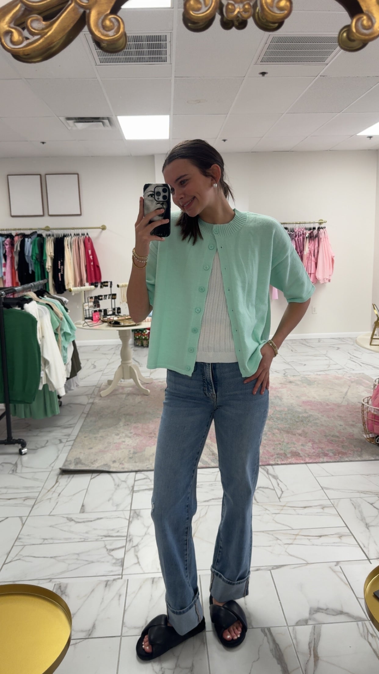 Moonlight Jade Sweater Top