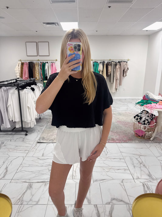 Oversized Crop Tee
