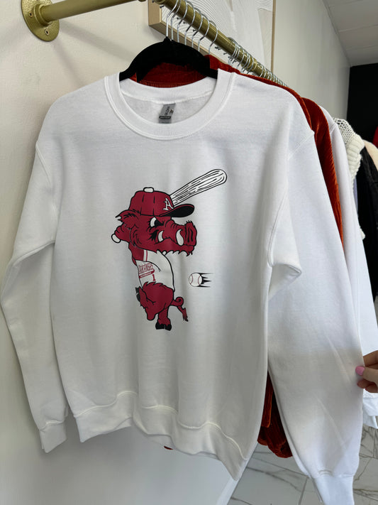 Razorback Baseball Sweatshirt