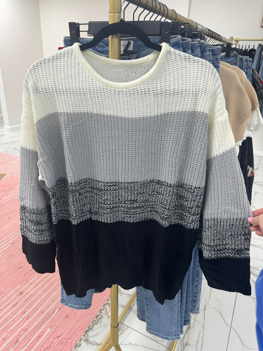 Contrast Sweater