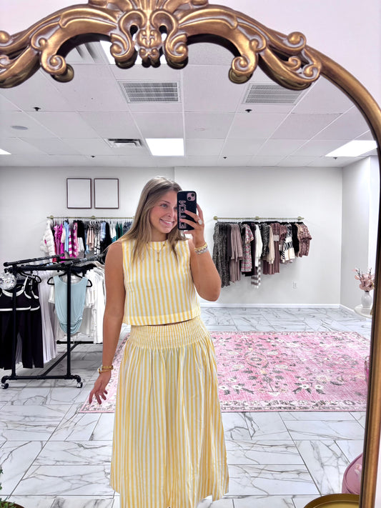 Yellow Striped Set
