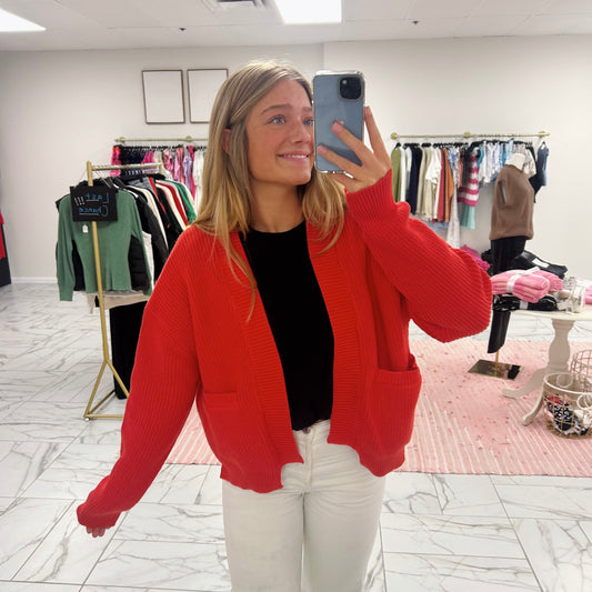Red Cardigan
