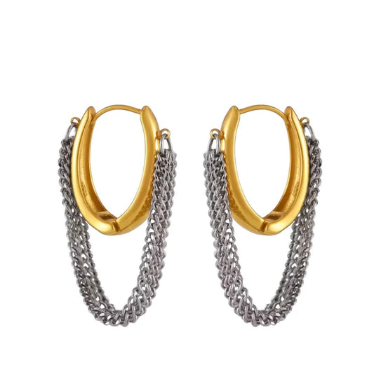 Jackson Two Tone Hoop