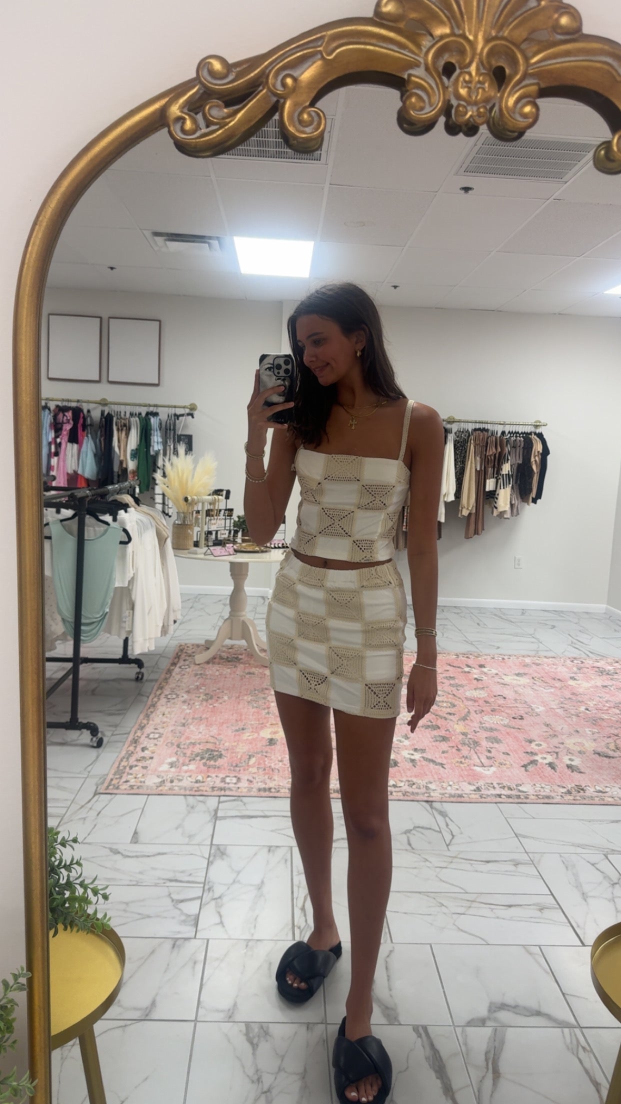 Ivory and Beige Set