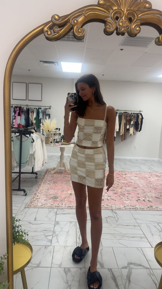 Ivory and Beige Set