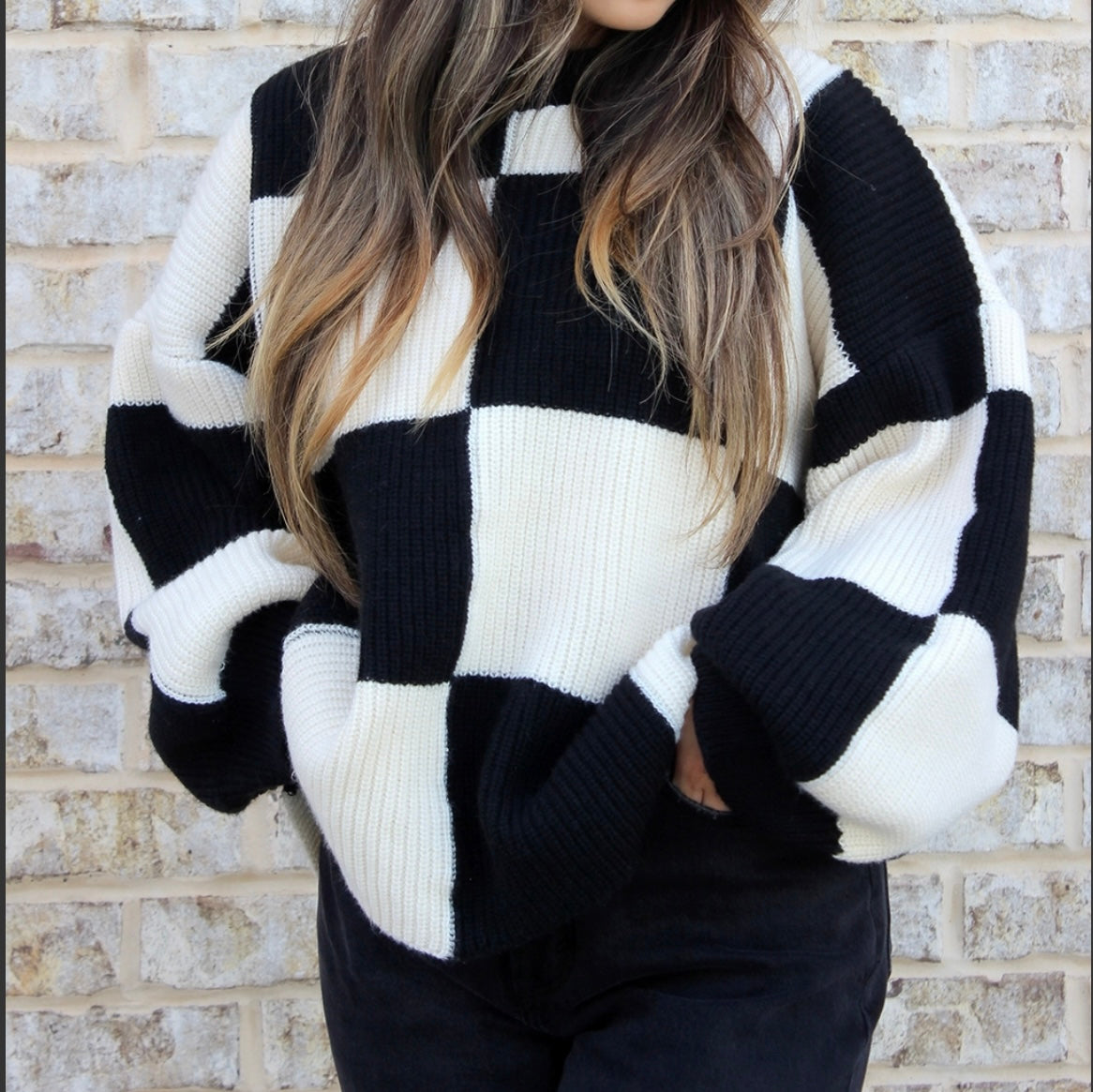 Checkered Sweater