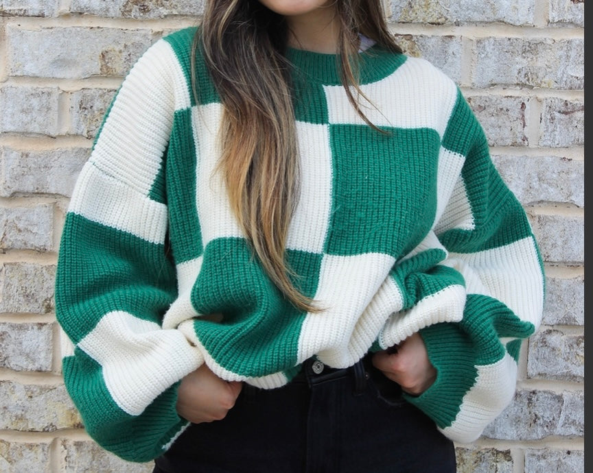 Checkered Sweater