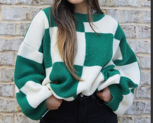 Checkered Sweater