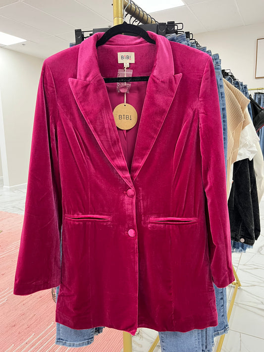 Velvet Blazer