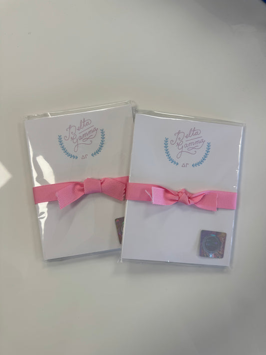Delta Gamma Notepad