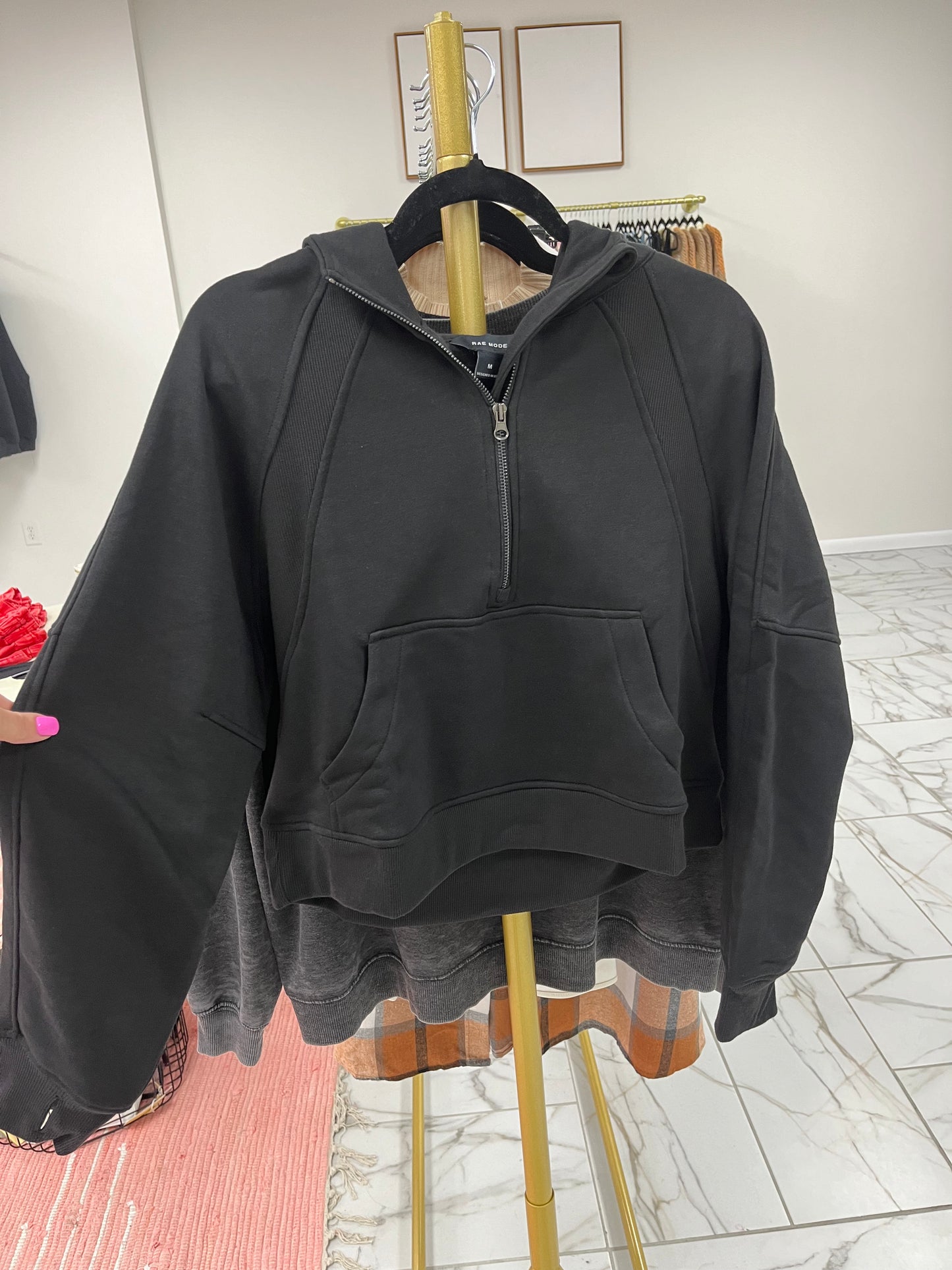 Cropped Hoodie Jacket