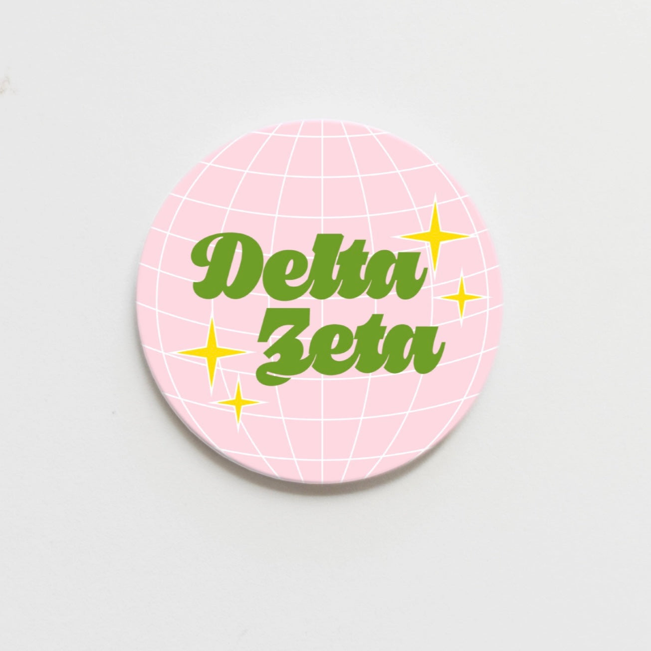 Delta Zeta Greek Disco Button