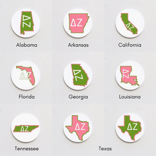 Delta Zeta State Button
