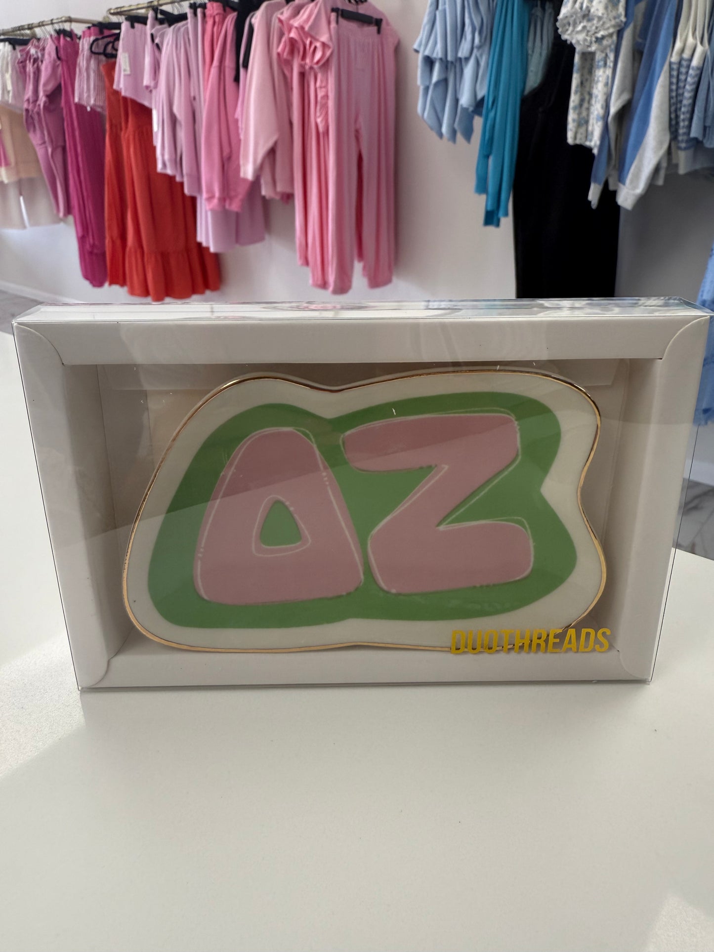 Delta Zeta Sorority Trinket Tray