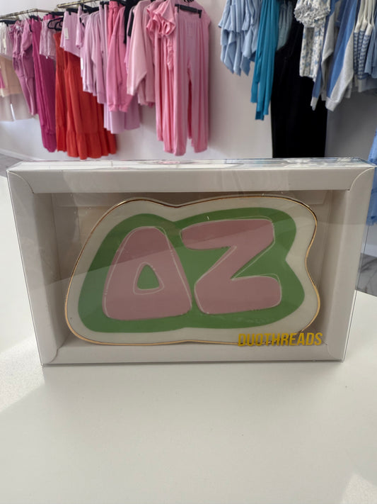 Delta Zeta Sorority Trinket Tray