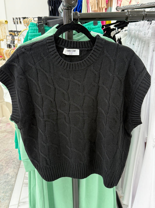 Black Sweater Top