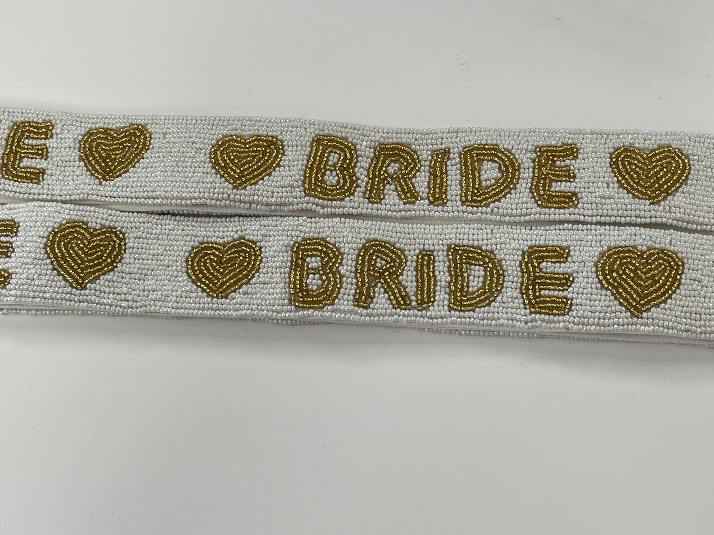 Bride Beaded Purse Strap