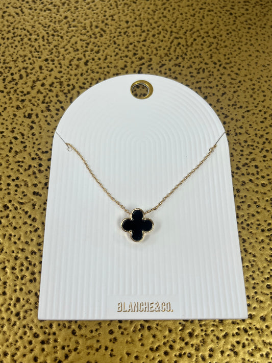 Black Clover Necklace