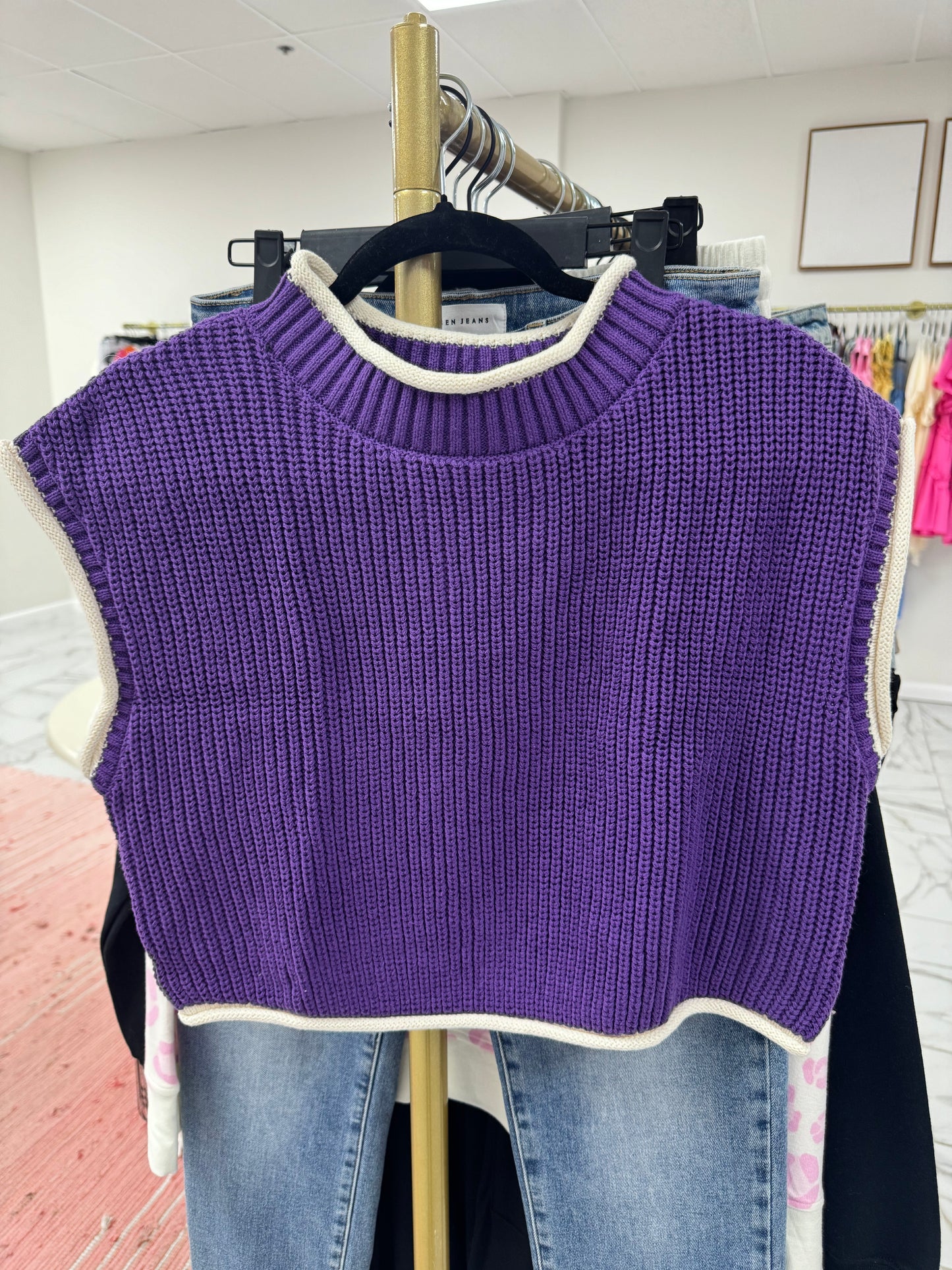 Boxy Sweater Top