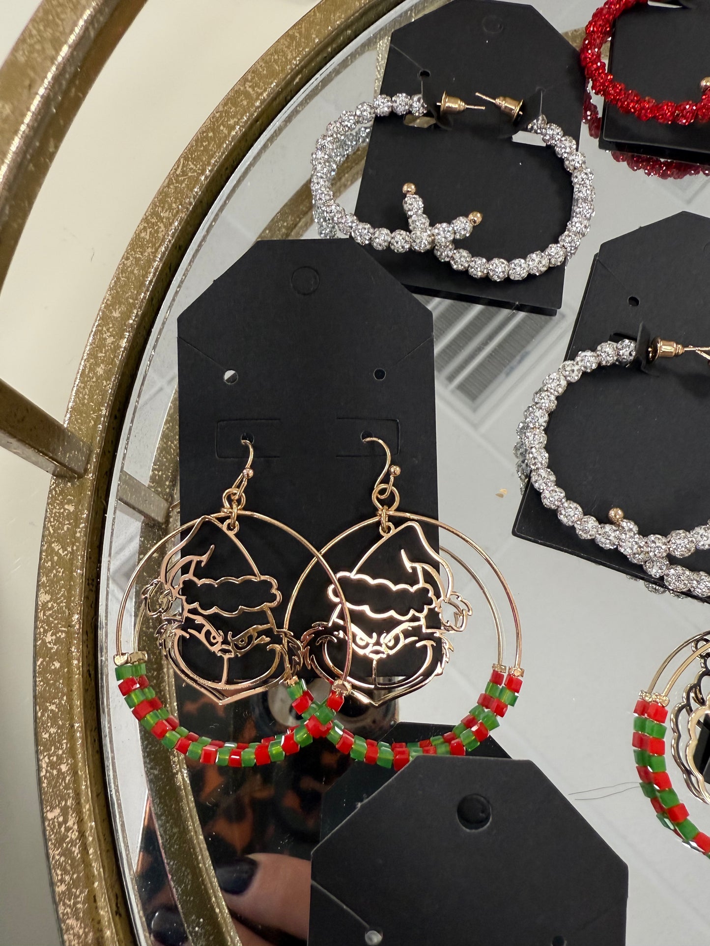 Christmas Hoop Earrings