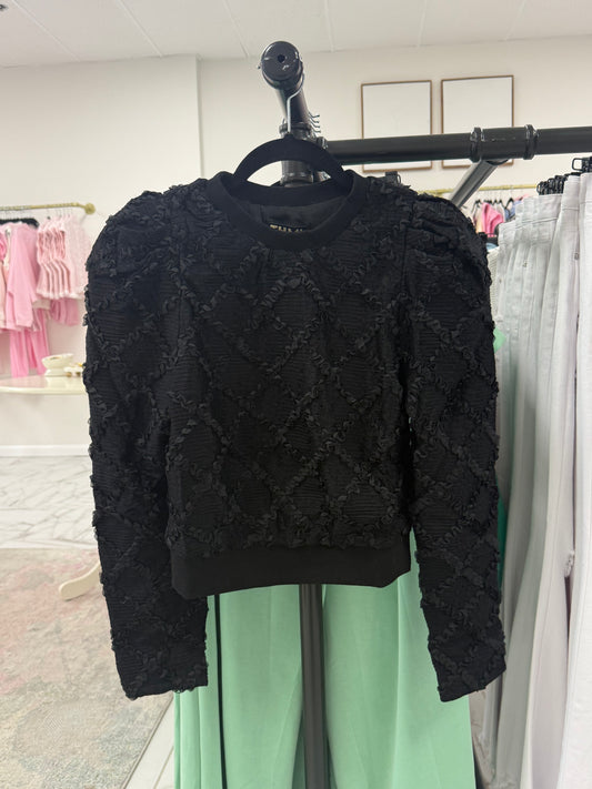 Long Sleeve Detailed Lace Top