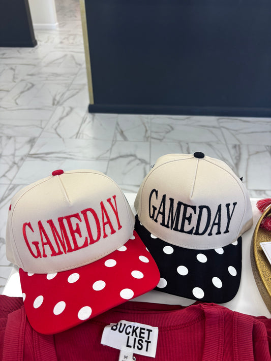 GAMEDAY Polka Dot Trucker Hat