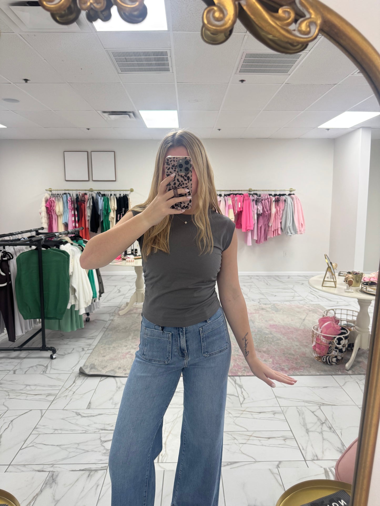 Sleeveless Knit Top
