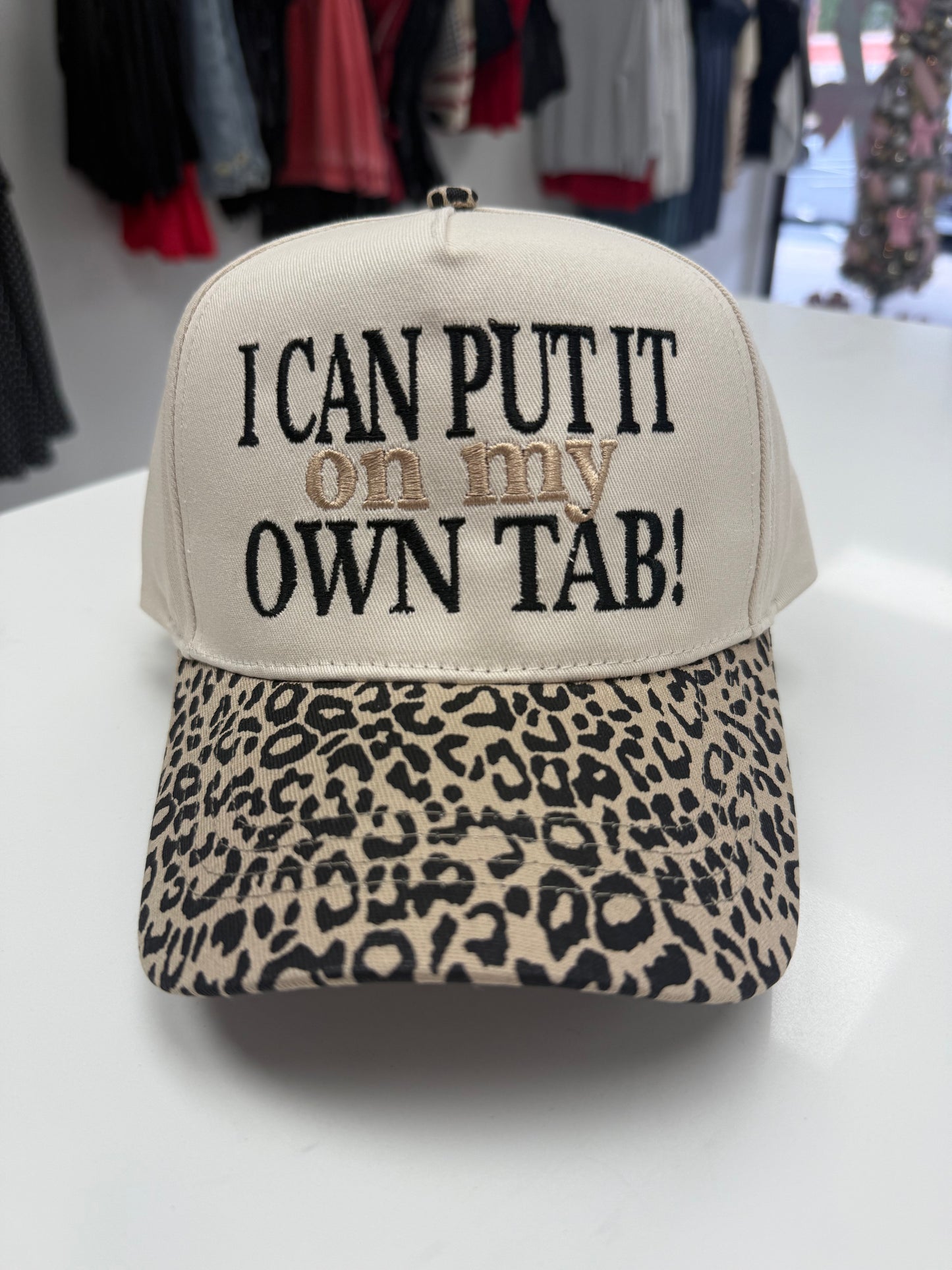 I Can Put It On My Own Tab Trucker Hat