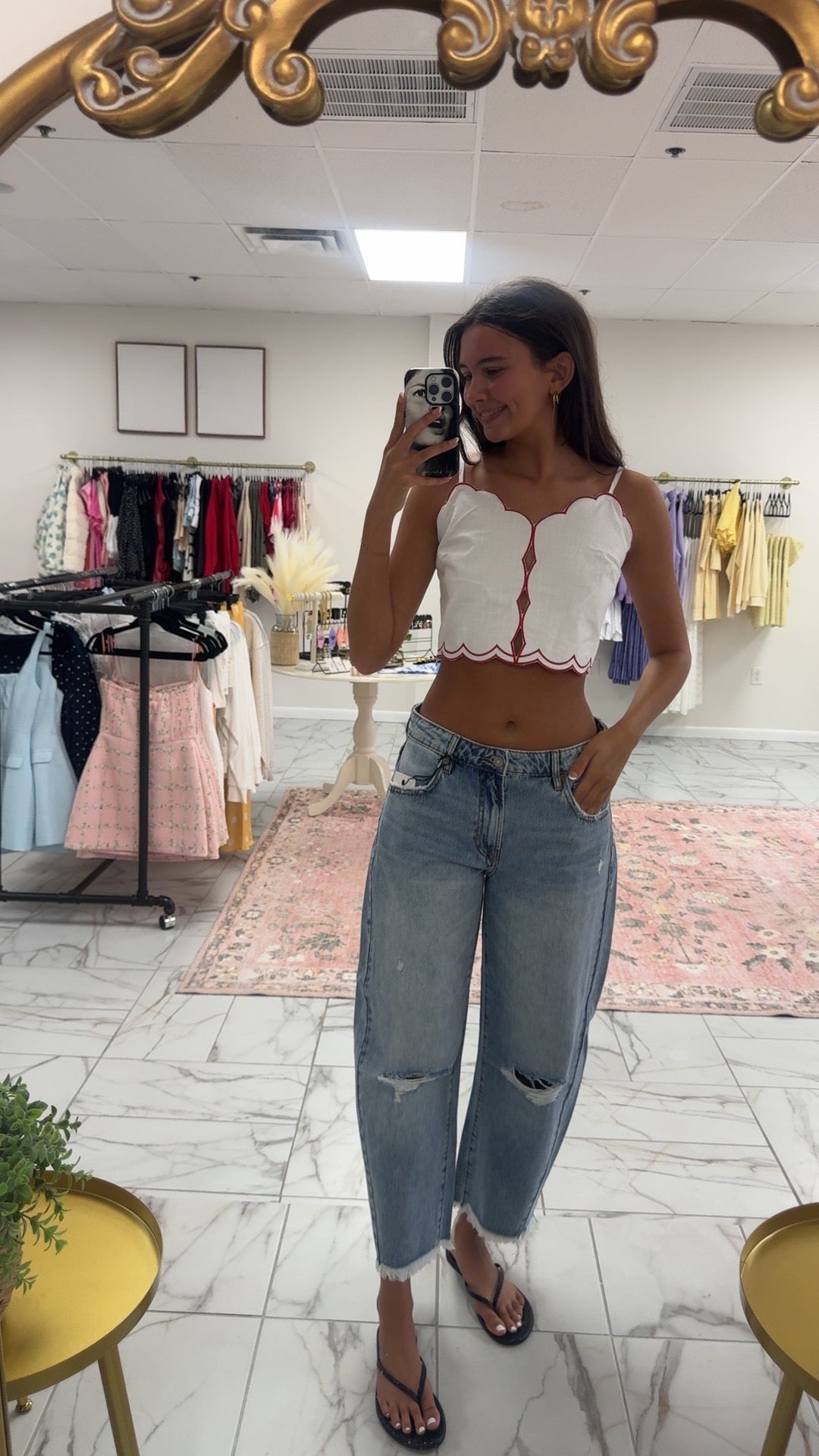 Hidden Barrel Jean