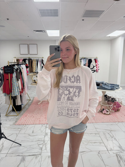 ACDC Pink Sweatshirt