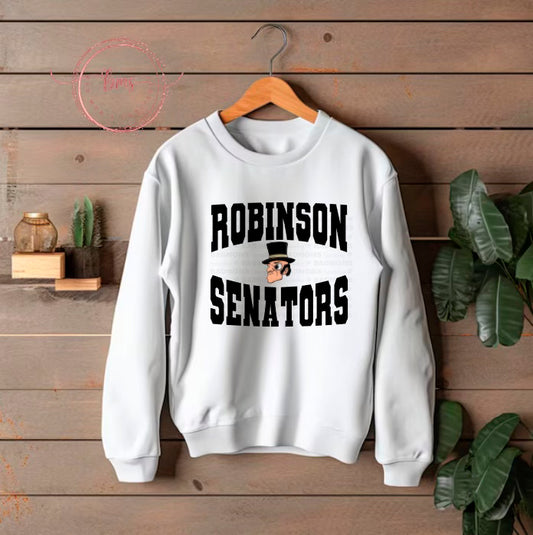 Robinson Senators Face Sweatshirt